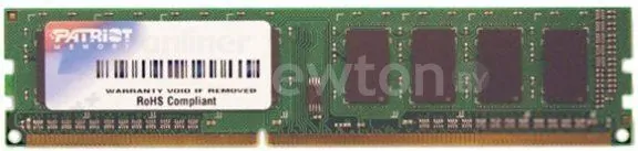 Оперативная память Patriot 2GB DDR3 PC3-12800 (PSD32G16002)
