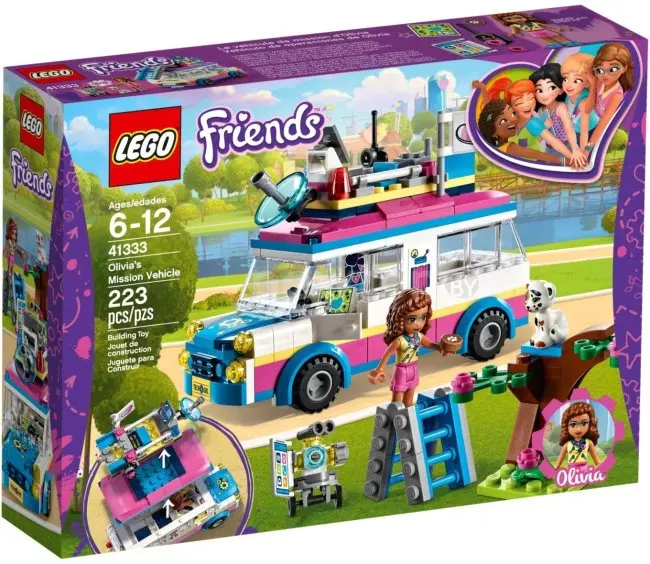 Конструктор LEGO Friends 41333 Передвижная научная лаборатория Оливии
