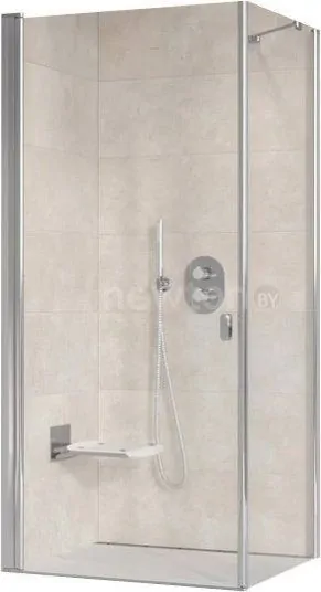 Душевой уголок Ravak Chrome CRV1+CPS 100x100 (прозрачный/серебристый)