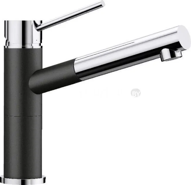 Смеситель Blanco Alta-S Compact 526161 (черный/хром)