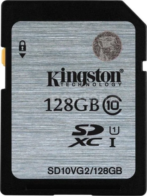 Карта памяти Kingston SDXC 128GB SD10VG2/128GB