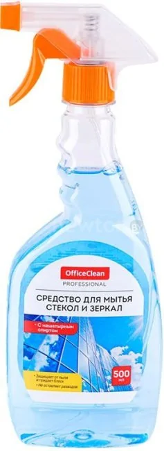 Средство для стекла и зеркал OfficeClean Professional с нашатырным спиртом (500 мл)