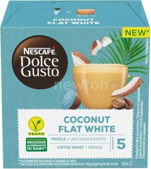 Кофе в капсулах Nescafe Dolce Gusto Coconut Flat White 12 шт