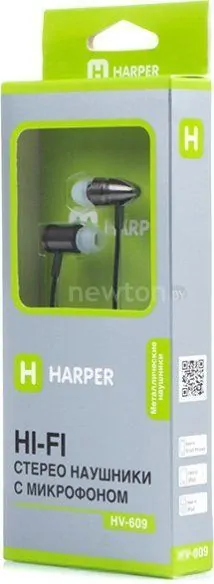 Наушники с микрофоном Harper HV-609 (бронзовый)