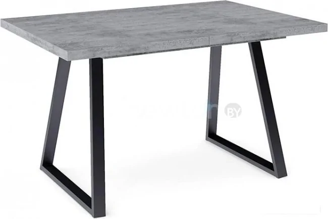 Кухонный стол DikLine ZB120 Black (бетон)