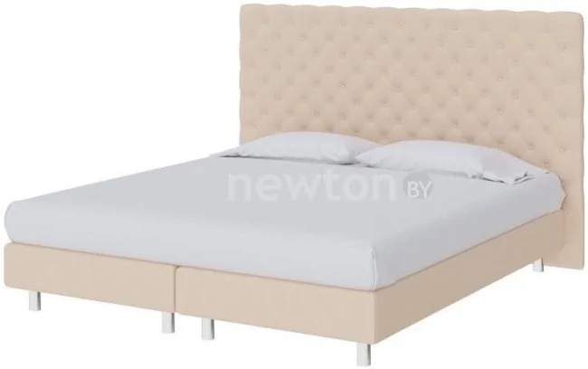 Кровать ProSon Paris Boxspring Elite Savana Camel 200x200 (бежевый)