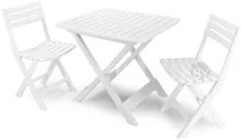 Набор садовой мебели Ipae Progarden Camping SET018BI (белый)