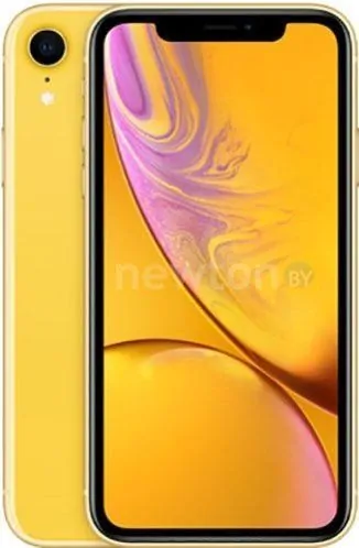 Телефон Apple iPhone XR 64GB (с гарнитурой и адаптером, желтый)