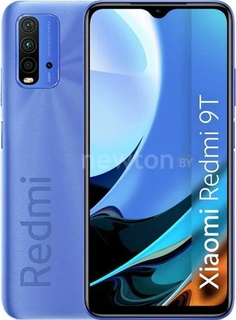 Телефон Xiaomi Redmi 9T 4GB/64GB (сумеречный синий)