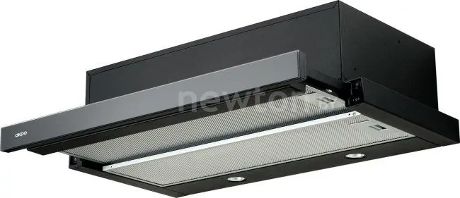 Кухонная вытяжка Akpo Light eco glass 50 WK-7 (черный)