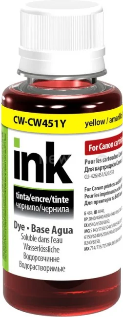 Чернила Colorway CW-CW451Y01