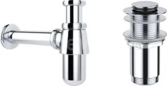 Сифон Wellsee Drainage System 182103002 (сифон, донный клапан, хром)