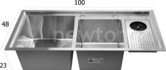 Кухонная мойка Wisent WM310048+WW405A