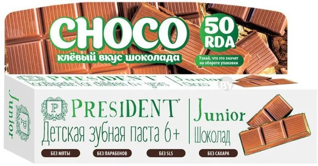 Зубная паста PresiDent Choco 6+ 50 мл