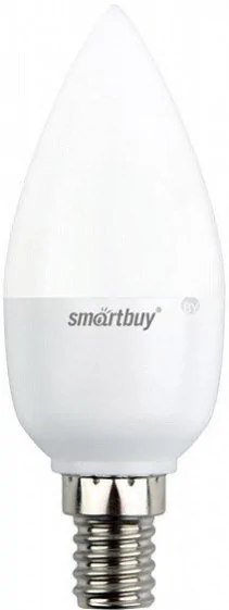 Светодиодная лампа SmartBuy С37 E14 7 Вт 3000 К (диммируемая) [SBL-C37D-07-30K-E14]