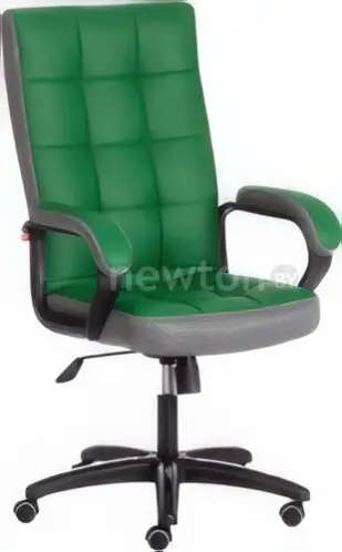 Офисное кресло TetChair Trendy (кожзам/ткань, зеленый/серый)