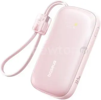 Внешний аккумулятор Baseus EnerFill FC21 Qpow 3 Ultra 10000mAh 22.5W (розовый)
