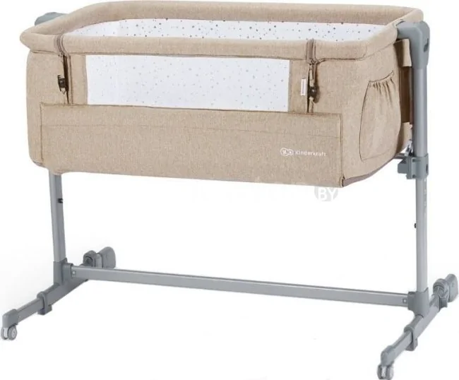 Приставная детская кроватка KinderKraft Neste Up (beige melange)