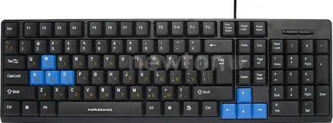 Клавиатура Nakatomi KN-03U Black-Blue