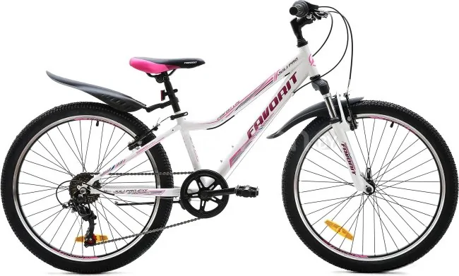 Велосипед Favorit Juli Pro 24 V 2020 (белый)