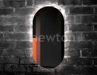 Пекам Зеркало LED IvaFly-52,5х102,5 (механическая клавиша выключения)
