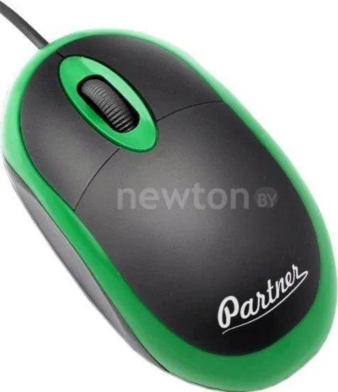 Мышь Partner Precise CM-010 (черный/зеленый)