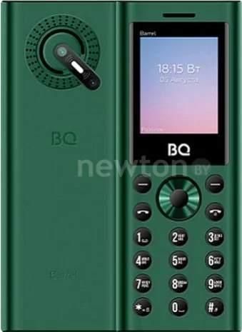 Кнопочный телефон BQ BQ-1858 Barrel (зеленый)