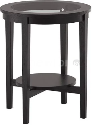 Журнальный столик Ikea Малмста (черный/коричневый) 103.832.63