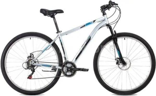 Велосипед Foxx Aztec D 29 р.20 2021 (серебристый)