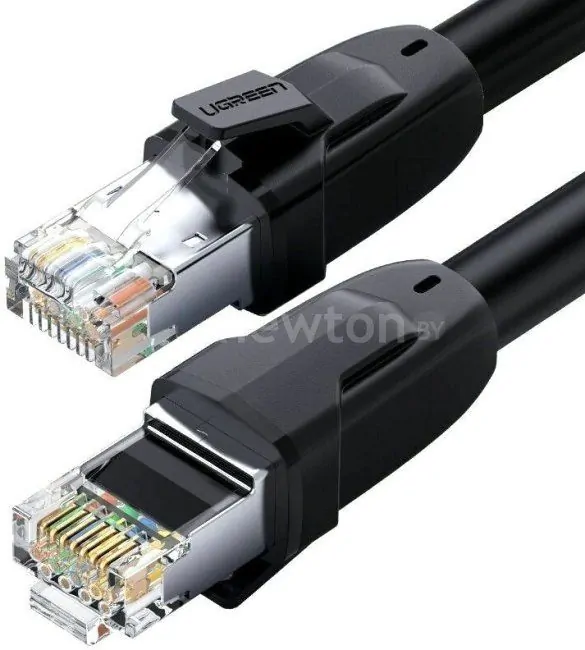 Кабель Ugreen NW121 70327 RJ45 - RJ45 (1 м, черный)