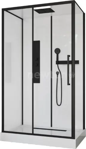 Душевая кабина Cerutti Spa AMI120 (черный)