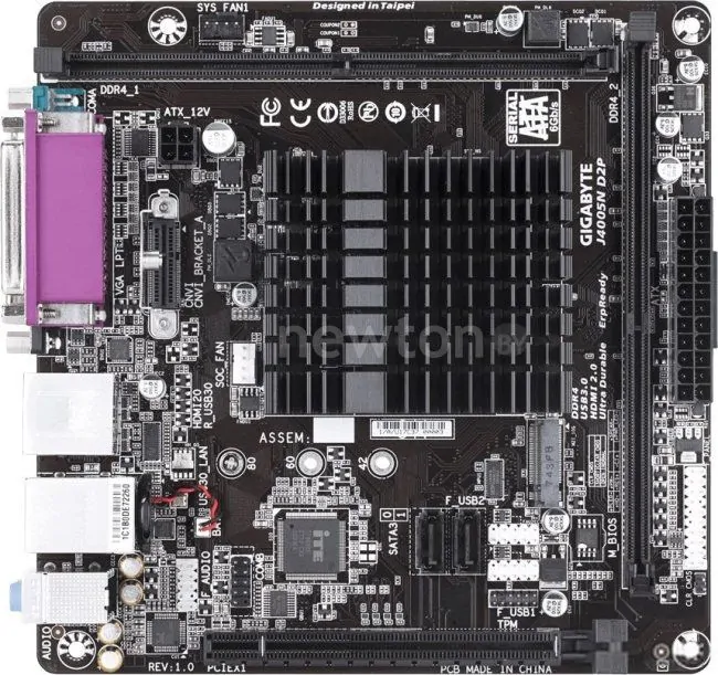 Материнская плата Gigabyte J4005N D2P (rev. 1.0)