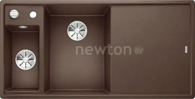 Кухонная мойка Blanco Axia III 6 S (разделочная доска из ясеня, кофе) 524652