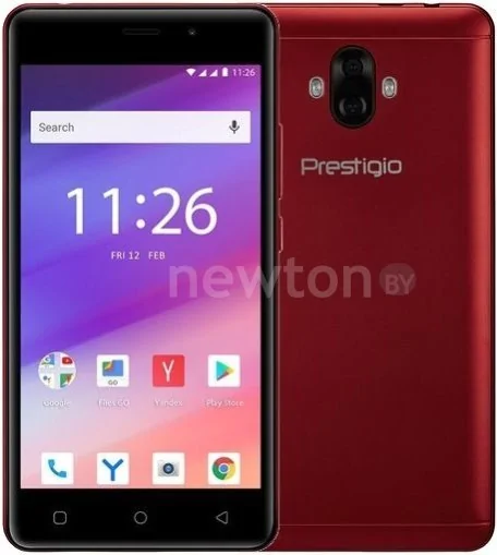 Телефон Prestigio Wize V3 (красный)
