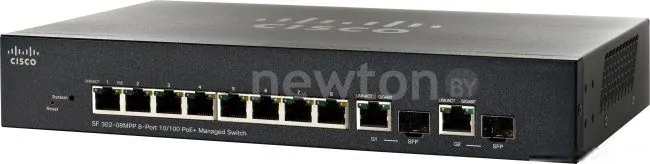 Коммутатор Cisco SF302-08MPP-K9