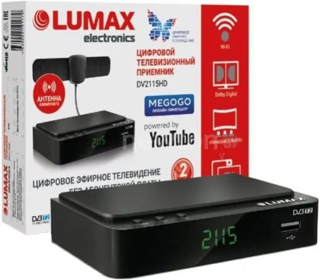 Приемник цифрового ТВ Lumax DV2115HD