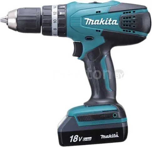 Дрель-шуруповерт Makita HP457DWE (с 2-мя АКБ, кейс)