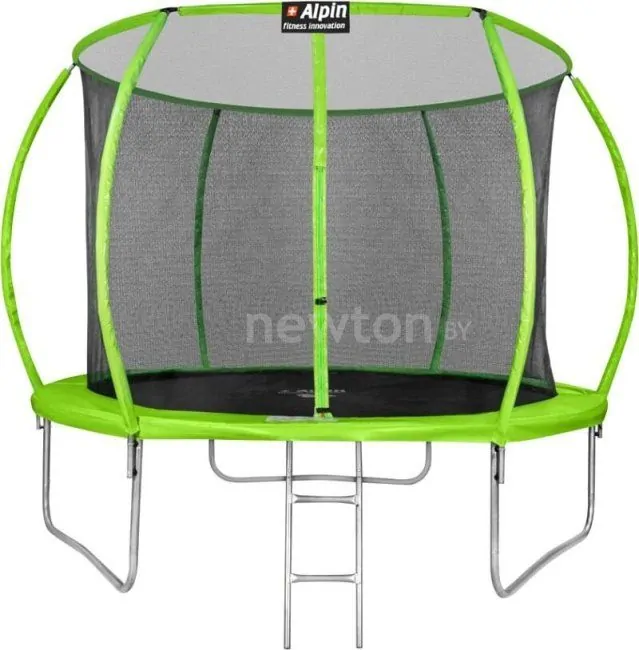 Батут Alpin Sky 12ft - 374 см с защитной сеткой и лестницей