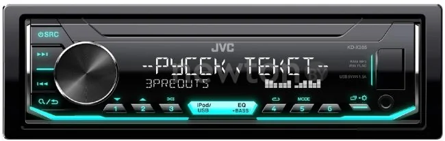USB-магнитола JVC KD-X355