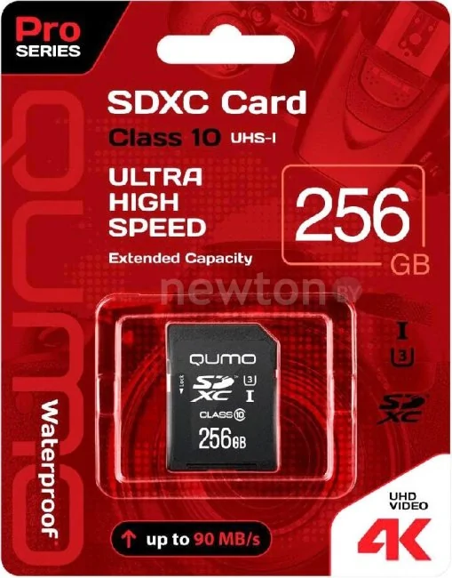 Карта памяти QUMO SDXC QM256GSDXC10U1 256GB