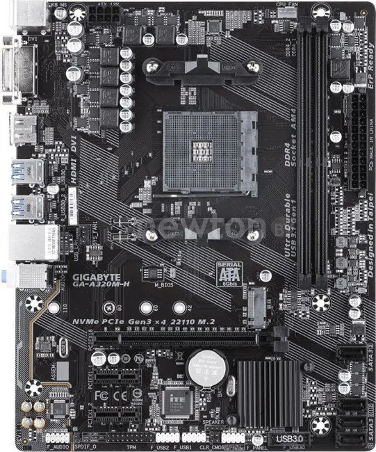Материнская плата Gigabyte GA-A320M-H (rev. 1.0)