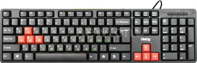 Клавиатура Dialog KS-030U Black-Red