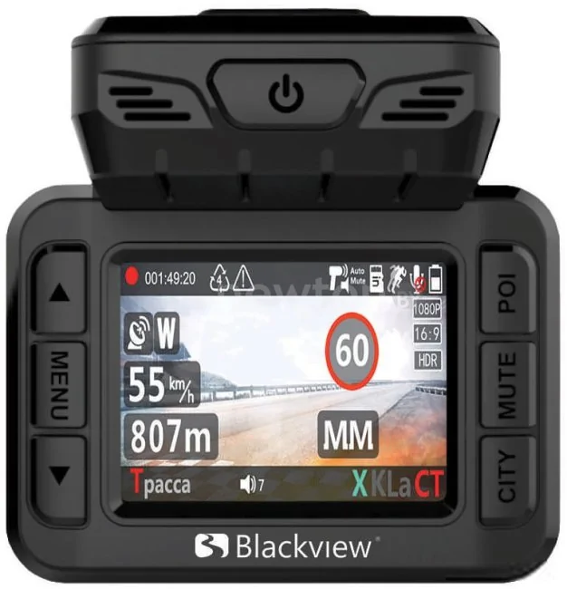 Видеорегистратор-навигатор-радар детектор (3в1) Blackview Combo 2