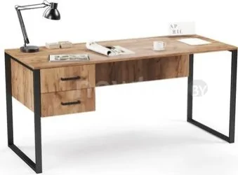 Стол Soma Slava 160x66 (дуб крафт золотой/черный)