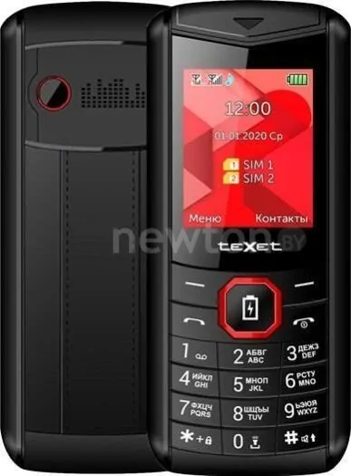 Телефон TeXet TM-D206 (черный)