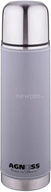 Термос Agness 910-723 0.75л (серый)