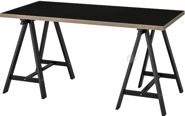 Стол Ikea Линнмон/Одвальд (черный) 293.360.83