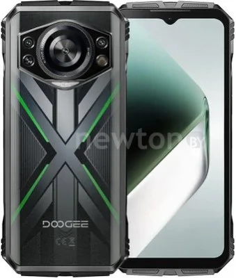Телефон Doogee S Cyber Pro 12GB/512GB (черный/зеленый)