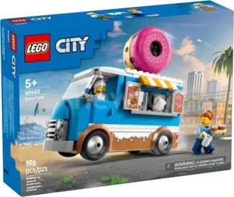 Конструктор LEGO City Грузовик с пончиками 60452