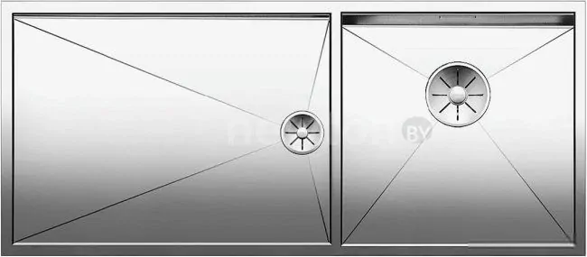 Кухонная мойка Blanco Zerox 400/550-T-U (правая)